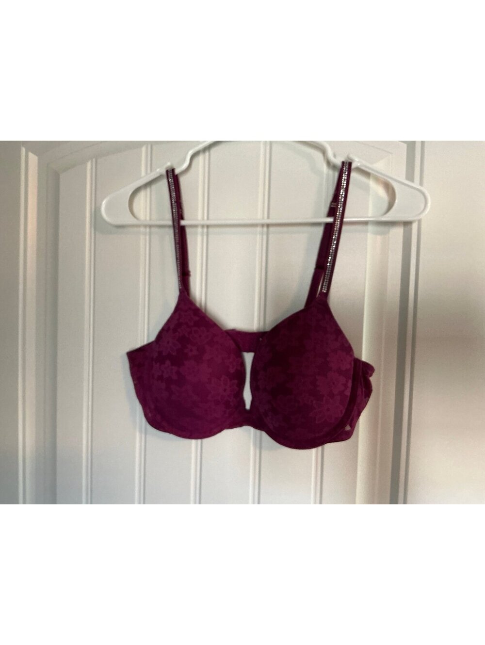 Victorias Secret PINK Wear Everywhere Lace Push Up Bra size 36C